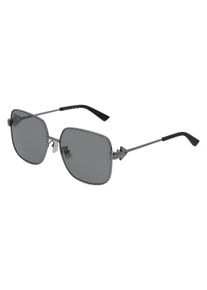 Bottega Veneta BV1199S | okulary przeciwsłoneczne | Kształt okularów: kanciasty, tworzywo sztuczne, szary