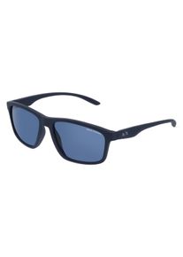 Armani Exchange AX4122S | okulary przeciwsłoneczne | Kształt okularów: kanciasty, tworzywo sztuczne, niebieski
