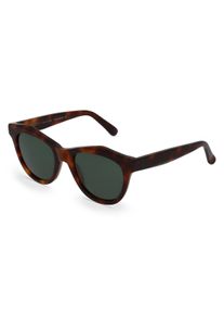 Fielmann MF 041 SUN FA | okulary przeciwsłoneczne | Kształt okularów: kanciasty, cr39, brązowy