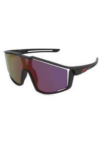 Julbo FURY S | Dzieci okulary przeciwsłoneczne | Panoramiczne | Oprawka: Poliwęglan Czarny | Kolor szkła: Brązowy Pełny Kolor
