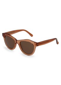 Fielmann MF 041 SUN FA | okulary przeciwsłoneczne | Kształt okularów: kanciasty, cr39, brązowy