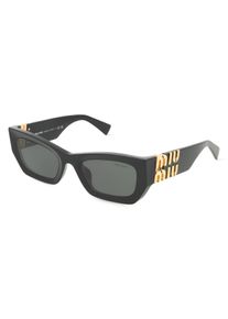 Miu Miu MU09WS | okulary przeciwsłoneczne | Kształt okularów: kanciasty, , czarny