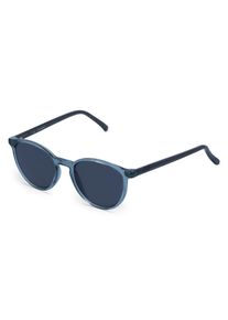 Fielmann JIL 010 SUN CL | Kinder-Sonnenbrille | Oval | Fassung: Nylon Blau Transparent | Glasfarbe: Grau