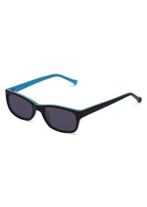 Fielmann OL 006 SUN CL | Kinder-Sonnenbrille | Eckig | Fassung: CR39 Braun Blau | Glasfarbe: Grau