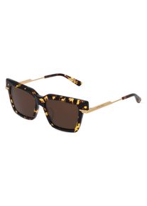 Bottega Veneta BV1242S | okulary przeciwsłoneczne | Kształt okularów: kanciasty, na bazie bio, brązowy