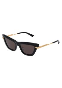 Bottega Veneta BV1241S | okulary przeciwsłoneczne | Kształt okularów: motyl, na bazie bio, czarny