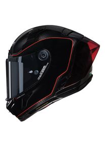 Nolan X-804 RS Ultra Carbon Asso Di Picche 342 Motorradhelm (Schwarz/Rot/Carbon)