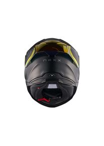 Nexx Y.100R Subsonic Motorradhelm (Schwarzmatt/Rot)