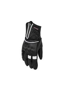 Rusty Stitches Lilly Motorradhandschuhe Damen (Schwarz/Weiß)