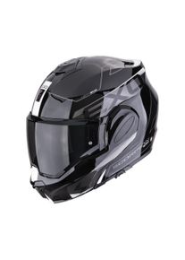 Scorpion EXO-TECH EVO Traveller Motorradhelm (Schwarz/Weiß)