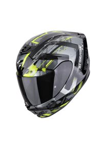 Motorradhelm Scorpion EXO-391 Clutter (Schwarz/Neongelb)