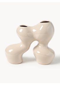 Westwing Collection Váza z kameniny Madhuri, V 25 cm