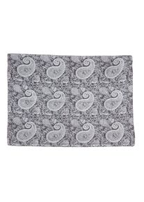 Yogadecke PAISLEY 150 x 200 cm - regional hergestellt, dunkelgrau / grau melange