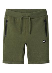 name it, Drenge, Bukser 'NKMVimo', Mørkegrøn / Sort / Hvid, Størrelse 104