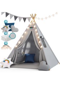 Spielwerk Tipi Speeltent Grijs 160x130x130cm