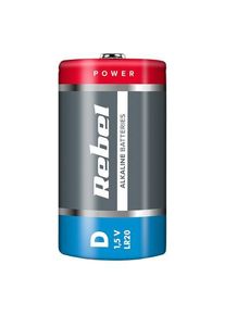 Bateria Rebel Alkaline, R20, 1 bucata