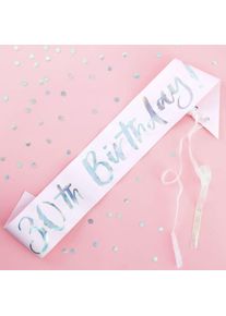 Ginger Ray Ceinture 30e anniversaire arc-en-ciel pastel