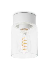 Plafondlamp porseleinen cilinder