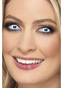 Smiffys Blue Ice Crystal kontaktlinser