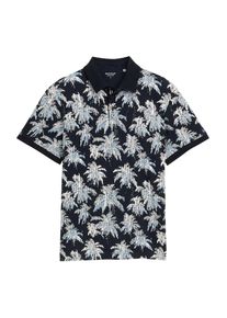 Tom Tailor Poloshirt Herren hellbeige / marine / taubenblau Größe L
