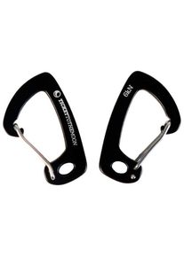 Ticket To The Moon Lightest Carabiner 6kN Pair Snapgate carabiner black