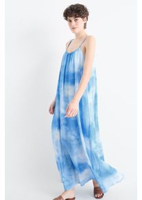 C&Amp;A Vestito svasato-fantasia, Blu, Taille: S