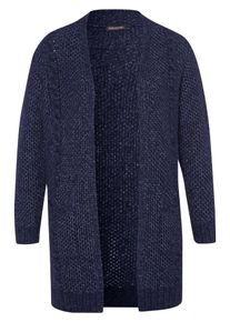 Inkadoro - Lang vest met lange mouwen, blauw, Maat 40, alpaca