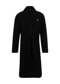 Lyle & Scott Lyle & Scott Heren Badjas lang 'Lucas' limoen / zwart S