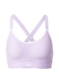 Under Armour Sport-BH 'Infinity' Damen helllila / weiß Größe L