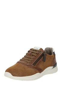 Mustang Heren Sneakers laag navy / bruin / donkerbruin / wit 40