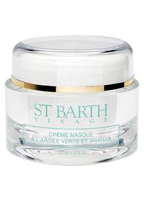 LIGNE ST BARTH VISAGE Masker met groene klei en ananascrème Dames 50 g