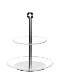 Leonardo Etagere , rund , 20.8x26x20.8 cm , Tragegriff, zerlegbar , Geschirr, Tischkultur & Serviergeschirr, Etageren