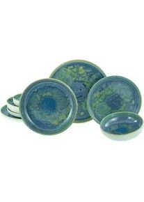 Creatable Tafelservice , Multicolor , Keramik , 8-teilig , Abstraktes , lebensmittelecht, stapelbar , Geschirr, Geschirrsets, Tafelservice