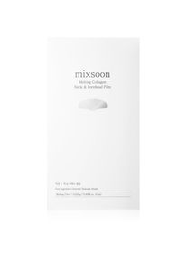 mixsoon Melting Collagen Neck & Forehead Film mascheraviso idratante in tessuto per viso e collo 5 pz