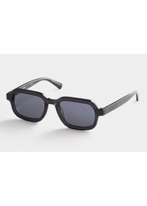 Dreamgaze II - Unisex Sunglasses - Rectangular - Anthracite / Gray - Bio Acetate & Metal - 100% UV Protection - Lilienthal Berlin