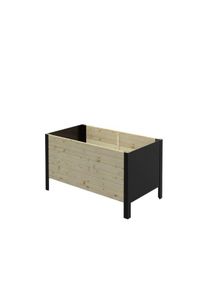 Plus Pflanzkasten Blumenkasten Classic Stahl-Kiefer-Fichte natur 83 cm