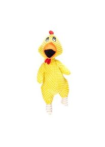 nobleza Hundespielzeug Screaming Chicken gelb