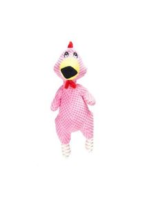 nobleza Hundespielzeug Screaming Chicken pink