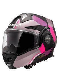 LS2 FF901 Advant X Ultra Motorradhelm (Graumatt/Lila/Pink)