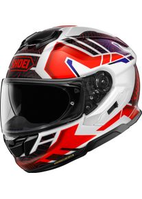 Shoei GT-Air3 Hike TC-10 Motorradhelm (Weiß/Rot/Blau)