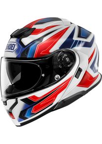 Shoei Neotec 3 Anthem TC-10 Motorradhelm (Weiß/Blau/Rot)