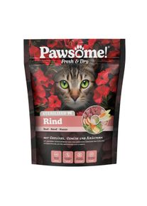 Pawsome Fresh & Dry Adult Sterilized Rind 750g