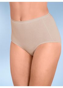 Nina von C. Dames Tailleslip in ivoorkleur ,maat 40, Witt, 93% Katoen, 7% Elastan