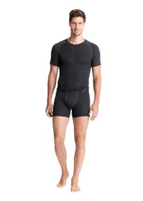Conta Herren Shirt in anthrazit-geringelt ,Größe 10, Witt, 75% Baumwolle, 25% Polyester