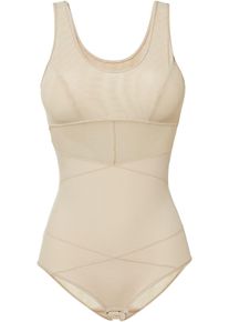 Body med kraftigt formande effekt - beige - storlek 44 - bonprix