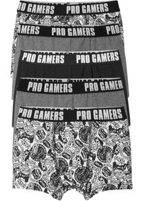 Boxershorts med mjuk bomull (5-pack) - svart - storlek 176/182 - bonprix
