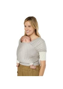 ergobaby Aura-babydraagdoek - Duurzame Knit: Grey Stripes
