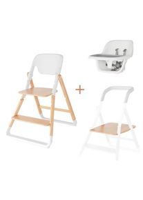 ergobaby Evolve Kinderstoel Set: Natural Wood