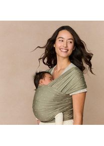 ergobaby Aura-babydraagdoek - Duurzame Knit: Olive Diamonds