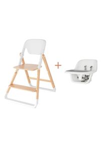ergobaby 2-in-1 Evolve Kinderstoel Set: Natural Wood